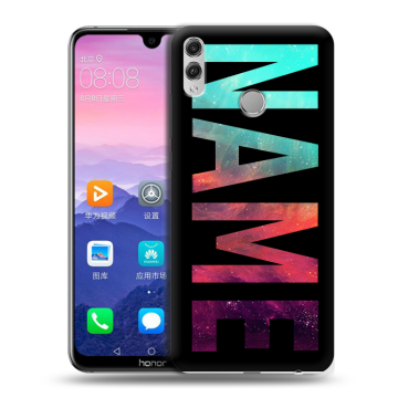Пластиковый чехол на Huawei Honor 8X Max с принтом NAME