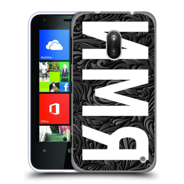 Пластиковый чехол на Nokia Lumia 620 с принтом ИМЯ