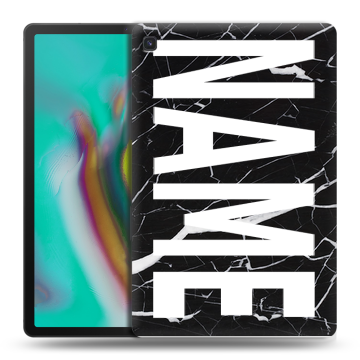 Силиконовый чехол на Samsung Galaxy Tab S5e с принтом NAME