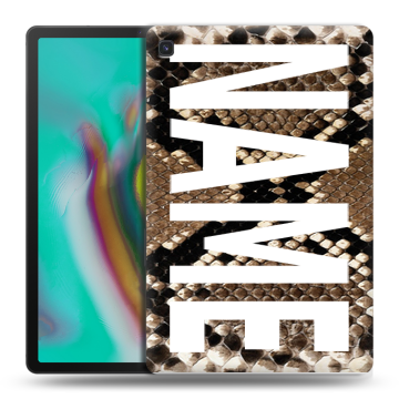 Силиконовый чехол на Samsung Galaxy Tab S5e с принтом NAME