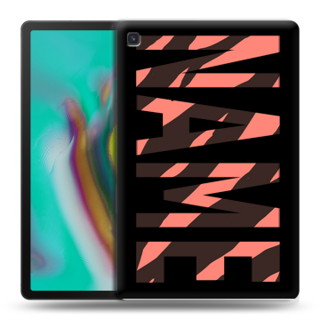 Силиконовый чехол на Samsung Galaxy Tab S5e с принтом NAME