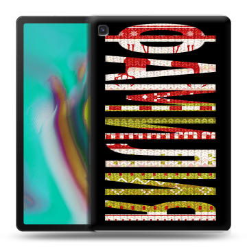 Силиконовый чехол на Samsung Galaxy Tab S5e с принтом ФАМИЛИЯ