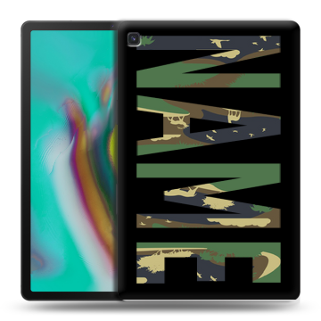 Силиконовый чехол на Samsung Galaxy Tab S5e с принтом NAME