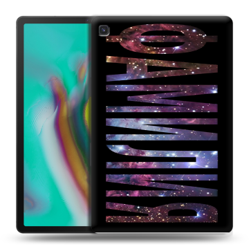 Силиконовый чехол на Samsung Galaxy Tab S5e с принтом ФАМИЛИЯ