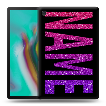 Силиконовый чехол на Samsung Galaxy Tab S5e с принтом NAME