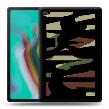 Силиконовый чехол на Samsung Galaxy Tab S5e с принтом NAME