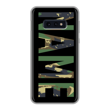 Силиконовый чехол на Samsung Galaxy S10e с принтом NAME