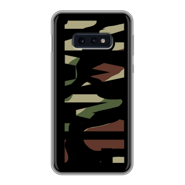 Силиконовый чехол на Samsung Galaxy S10e с принтом NAME