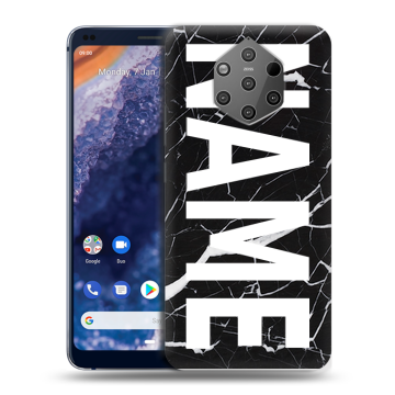 Силиконовый чехол на Nokia 9 PureView с принтом NAME