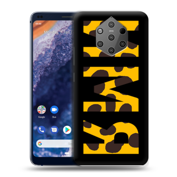 Силиконовый чехол на Nokia 9 PureView с принтом ИМЯ