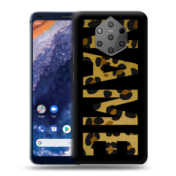 Силиконовый чехол на Nokia 9 PureView с принтом NAME