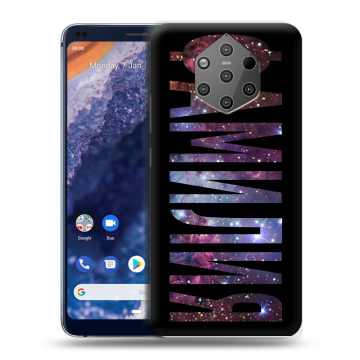 Силиконовый чехол на Nokia 9 PureView с принтом ФАМИЛИЯ