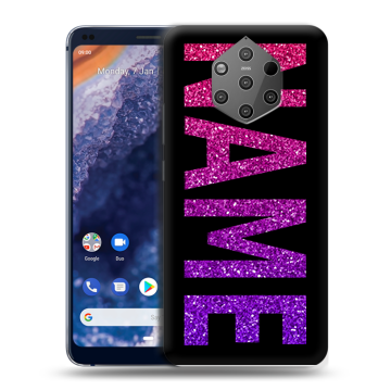 Силиконовый чехол на Nokia 9 PureView с принтом NAME