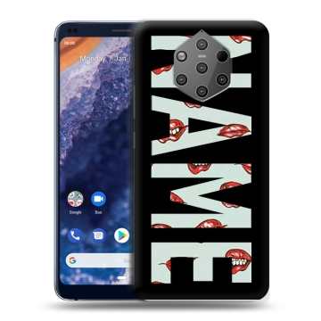 Силиконовый чехол на Nokia 9 PureView с принтом NAME