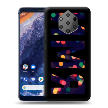 Силиконовый чехол на Nokia 9 PureView с принтом ИМЯ
