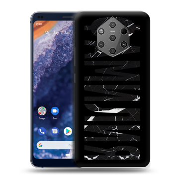 Силиконовый чехол на Nokia 9 PureView с принтом ФАМИЛИЯ