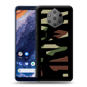Силиконовый чехол на Nokia 9 PureView с принтом NAME