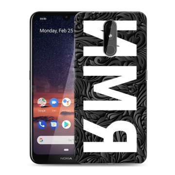 Силиконовый чехол на Nokia 3.2 с принтом ИМЯ