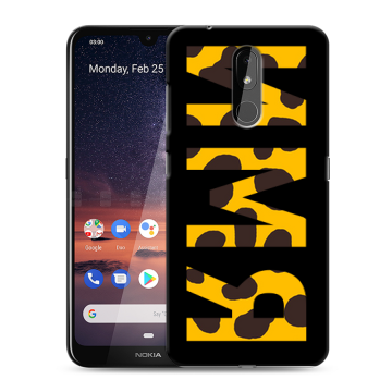 Силиконовый чехол на Nokia 3.2 с принтом ИМЯ