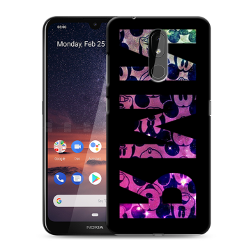 Силиконовый чехол на Nokia 3.2 с принтом ИМЯ