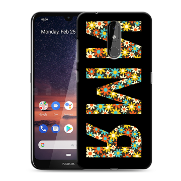 Силиконовый чехол на Nokia 3.2 с принтом ИМЯ