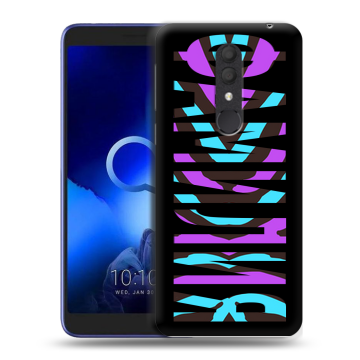 Силиконовый чехол на Alcatel 1X (2019) с принтом ФАМИЛИЯ
