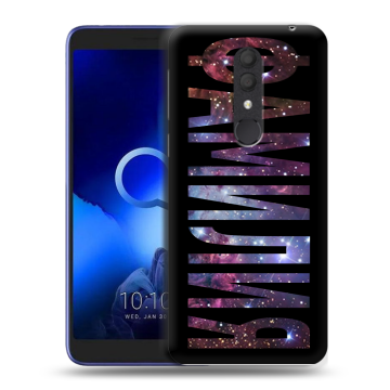 Силиконовый чехол на Alcatel 1X (2019) с принтом ФАМИЛИЯ
