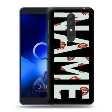 Силиконовый чехол на Alcatel 1X (2019) с принтом NAME