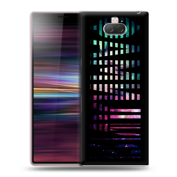 Силиконовый чехол на Sony Xperia 10 с принтом ФАМИЛИЯ