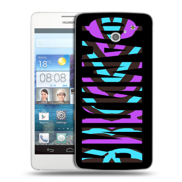 Пластиковый чехол на Huawei Ascend D2 с принтом ФАМИЛИЯ