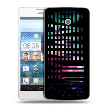 Пластиковый чехол на Huawei Ascend D2 с принтом ФАМИЛИЯ
