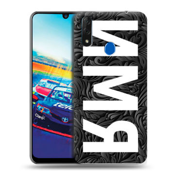 Силиконовый чехол на ZTE Blade V10 с принтом ИМЯ