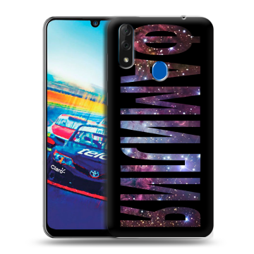 Силиконовый чехол на ZTE Blade V10 с принтом ФАМИЛИЯ
