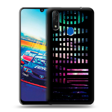 Силиконовый чехол на ZTE Blade V10 с принтом ФАМИЛИЯ