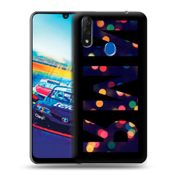 Силиконовый чехол на ZTE Blade V10 с принтом ИМЯ