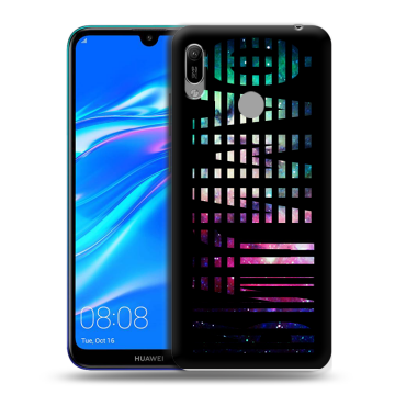 Силиконовый противоударный чехол на Huawei Y6 (2019) с принтом ФАМИЛИЯ