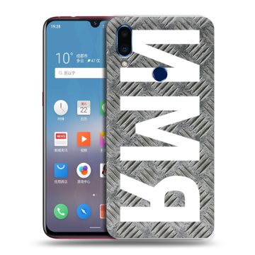 Пластиковый чехол на Meizu Note 9 с принтом ИМЯ