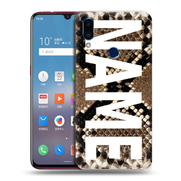 Пластиковый чехол на Meizu Note 9 с принтом NAME