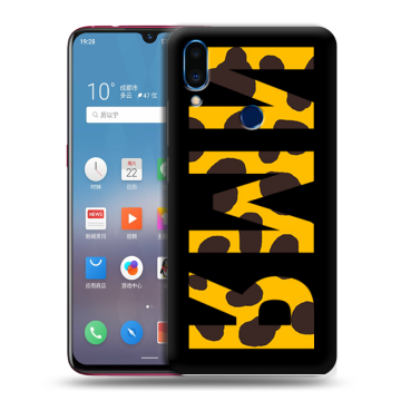 Пластиковый чехол на Meizu Note 9 с принтом ИМЯ