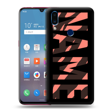 Пластиковый чехол на Meizu Note 9 с принтом NAME