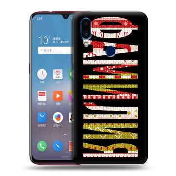 Пластиковый чехол на Meizu Note 9 с принтом ФАМИЛИЯ