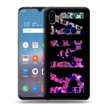 Пластиковый чехол на Meizu Note 9 с принтом ИМЯ