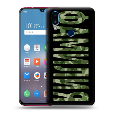 Пластиковый чехол на Meizu Note 9 с принтом ФАМИЛИЯ
