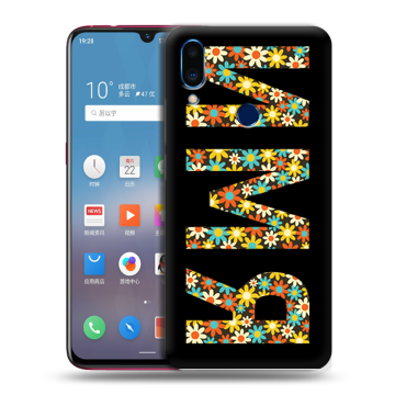 Пластиковый чехол на Meizu Note 9 с принтом ИМЯ