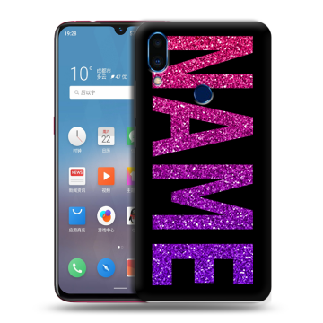 Пластиковый чехол на Meizu Note 9 с принтом NAME
