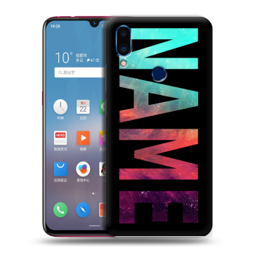 Пластиковый чехол на Meizu Note 9 с принтом NAME