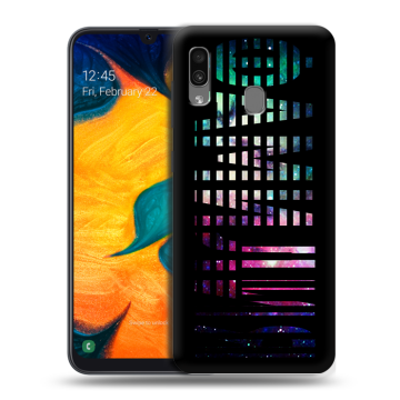 Силиконовый чехол на Samsung Galaxy A30 с принтом ФАМИЛИЯ