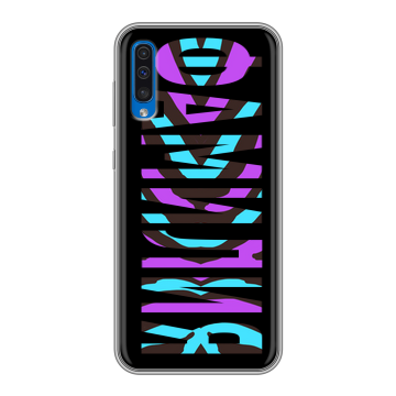 Силиконовый чехол на Samsung Galaxy A50 с принтом ФАМИЛИЯ