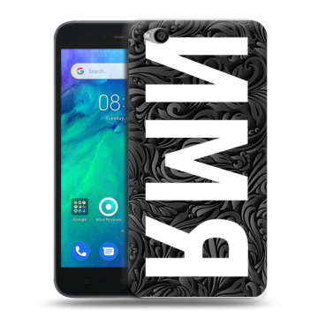 Силиконовый чехол на Xiaomi RedMi Go с принтом ИМЯ
