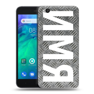 Силиконовый чехол на Xiaomi RedMi Go с принтом ИМЯ